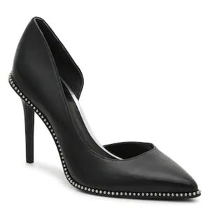 Raquel d'Orsay Studded Pumps from Bleecker & Bond, Black, 8M  NEW